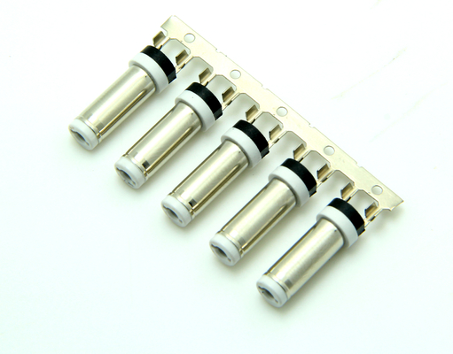 نوع بشکه کشش 10A 12V 5.5 * 2.5 میلی متر سیم 18 AWG - 26 AWG وصل کننده های برق DC مرد