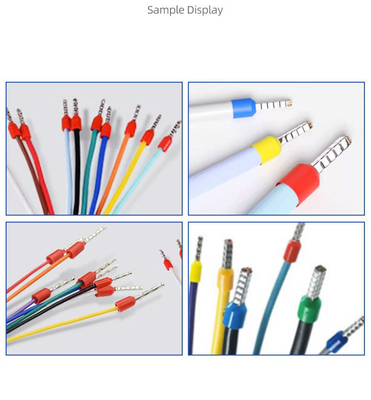 ماشین کاملا اتوماتیک ترمینال Crimping Pressed Cold Pre Insulated / Sensor Stripping / درجه هوایی