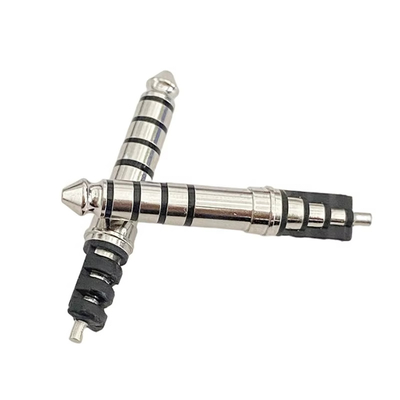 پلاگین هدفون فلزی شده پلاگین 4.4mm 5 قطب 33L اتصال صوتی مردانه