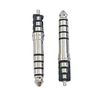 پلاگین هدفون فلزی شده پلاگین 4.4mm 5 قطب 33L اتصال صوتی مردانه