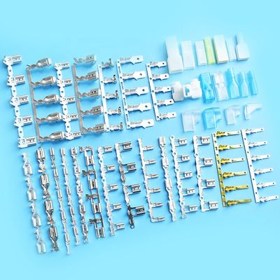 FASTON 187 Tyco TE Connectivity  Amp 61758-2 Quick Disconnects Receptacle 20 16 AWG Straight Brass Auto Connector