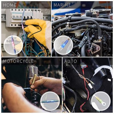 180PCS نایلون ضد آب کابل الکتریکی سیم اسپلیس گرما کوچک کنتاکتور سیم دریایی خودرو ضد گرما ترمینال های مجموعه