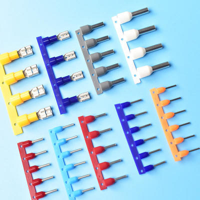 غلاف عایق نایلونی 6.3 میلیمتری اتصالات فیشی مادگی ترمینالهای چاقویی ترمینال کابل