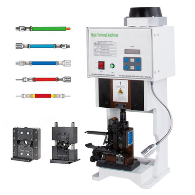 CX 1-8T Semi Auto Mute ترمینال Crimping Machine افقی عمودی