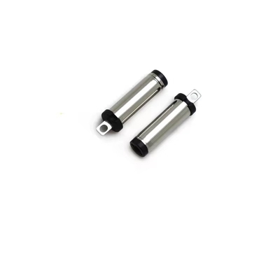 نکل چسبیده Solder DC پلگ مرد 5.5mmX2.1mm DC برق بشکه کانکتور